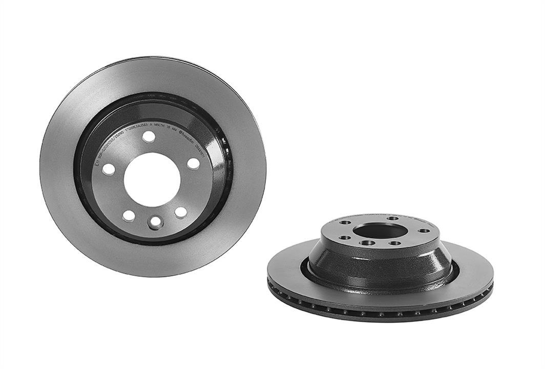 Brembo 09.A616.11 Rear ventilated brake disc 09A61611: Buy near me in Poland at 2407.PL - Good price!