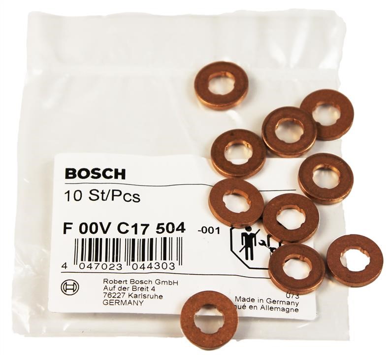 Кольцо уплотнительное форсунки топливной Bosch F 00V C17 504