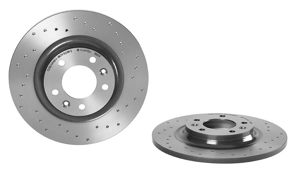 Brembo 08.8682.1X Unventilated brake disc 0886821X: Buy near me in Poland at 2407.PL - Good price!