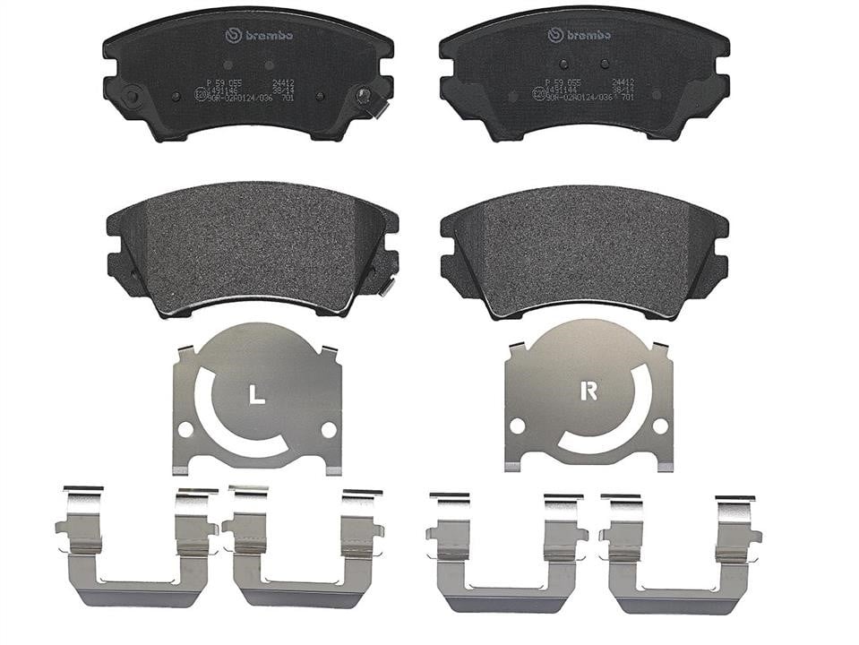 P59055 Brembo Bremsbelagsatz