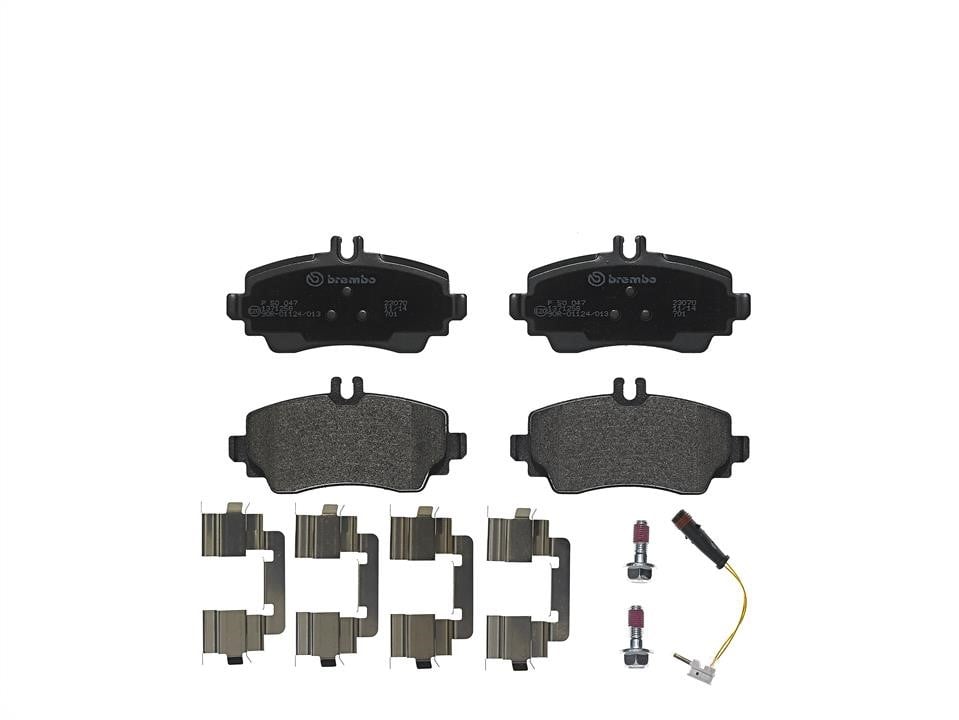 P50047 Brembo Klocki hamulcowe, zestaw