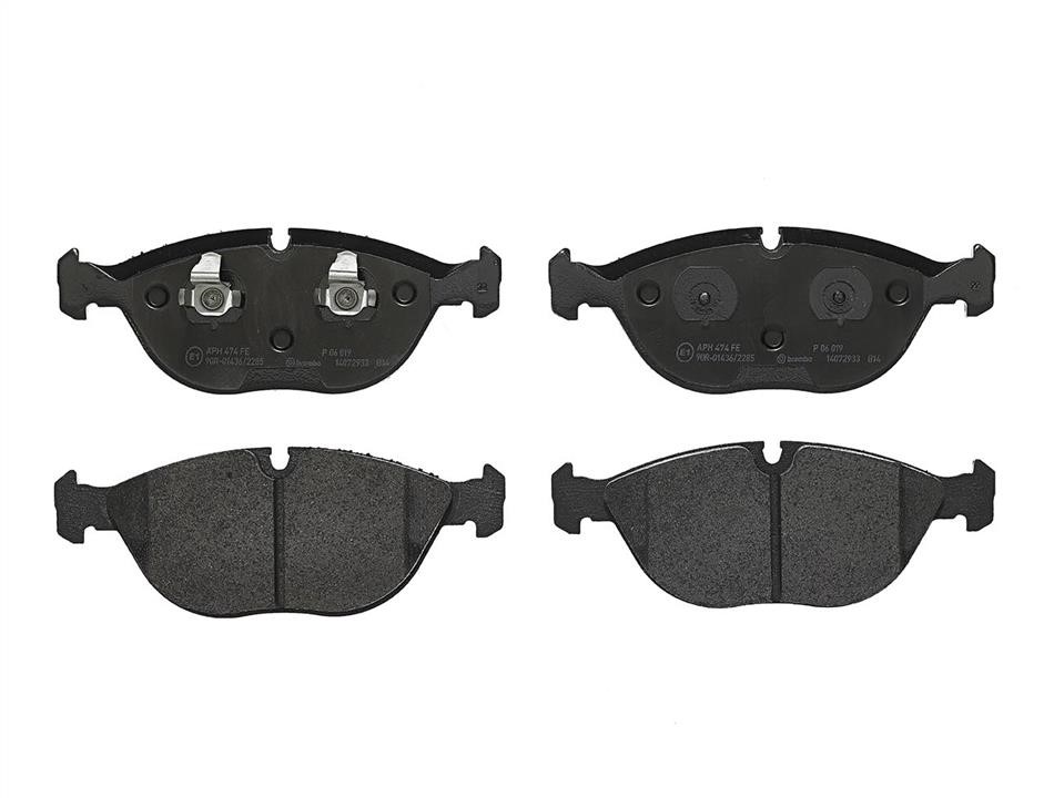 P06019 Brembo Klocki hamulcowe, zestaw