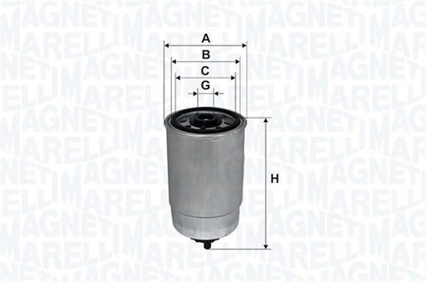 Magneti marelli 153071762421 Fuel filter 153071762421: Buy near me in Poland at 2407.PL - Good price!