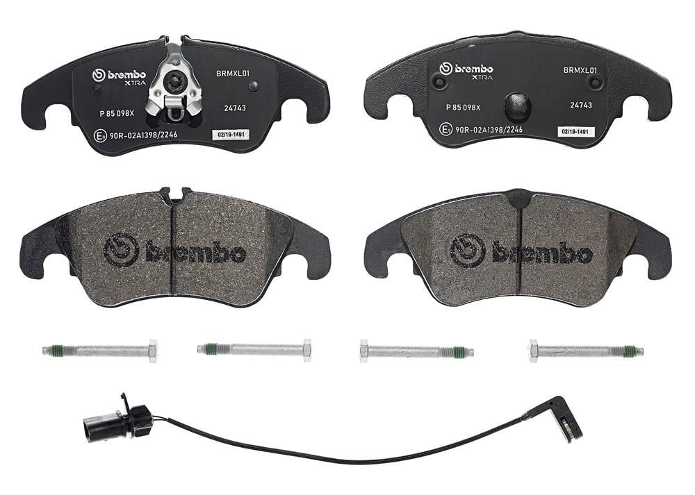 P85098X Brembo BREMBO XTRA Scheibenbremsbeläge, Satz