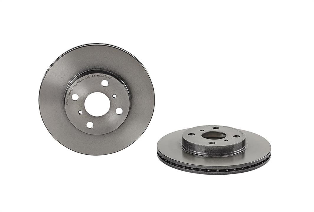 09854511 Brembo Bremsscheibe vorne belüftet