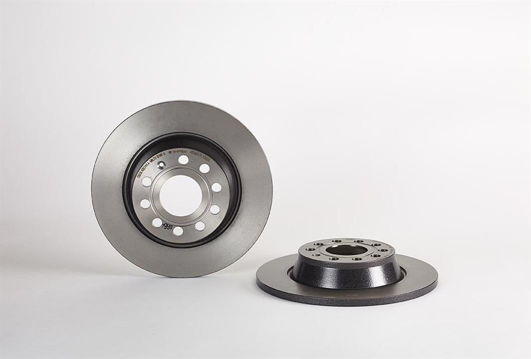 Brembo 08.A202.11 Rear brake disc, non-ventilated 08A20211: Buy near me in Poland at 2407.PL - Good price!