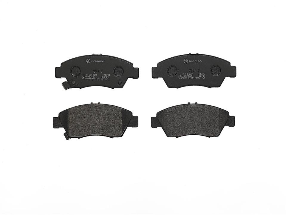 P28023 Brembo Bremsbelagsatz