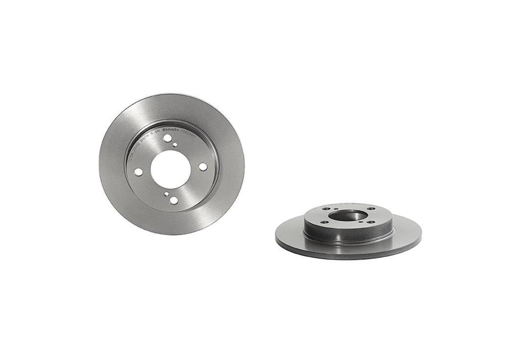 Тормозные диски Suzuki Baleno (Сузуки Балено): 08D24811 Brembo Тормозной диск невентилируемый