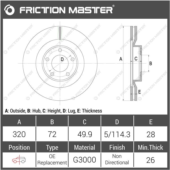 Купити Friction Master R1464 за низькою ціною в Польщі!