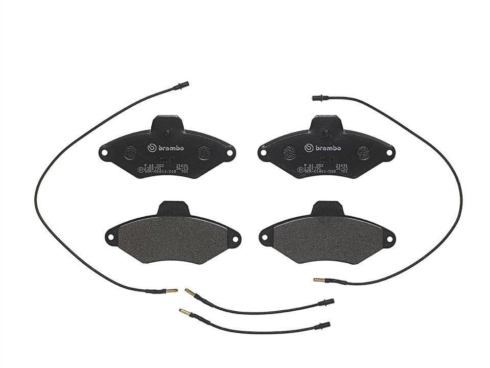 Brembo P 61 052 Bremsbelagsatz P61052: Bestellen Sie in Polen zu einem guten Preis bei 2407.PL! P61052 Brembo Bremsbelagsatz