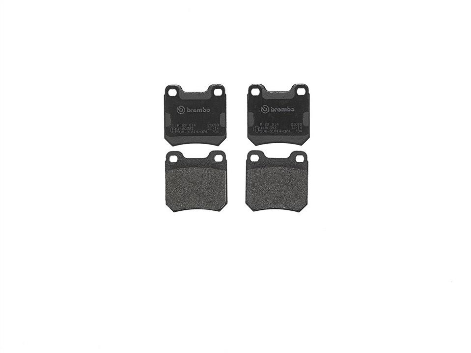Bremssteine Opel Omega B: P59014 Brembo Bremsbelagsatz