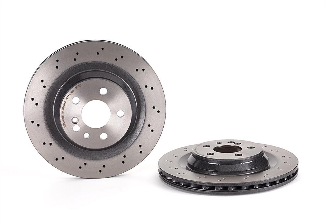 09B84221 Brembo Innenbelüftete Bremsscheibe perforiert