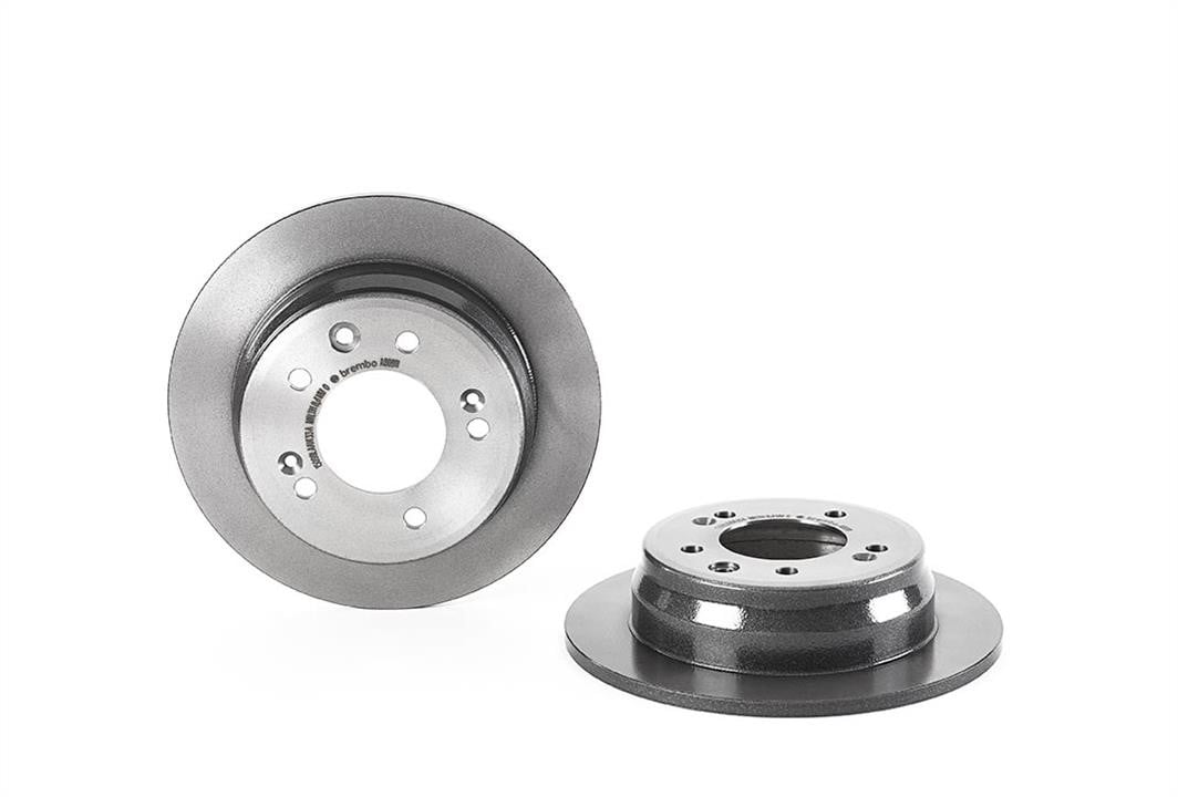Brembo 08.A869.11 Rear brake disc, non-ventilated 08A86911: Buy near me in Poland at 2407.PL - Good price!