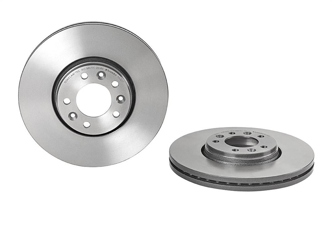 09A43011 Brembo Innenbelüftete Bremsscheibe
