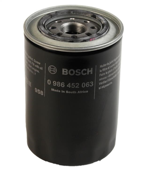 Bosch 0 986 452 063 Масляный фильтр 0986452063: Отличная цена - Купить в Польше на 2407.PL!