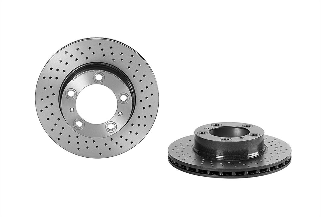 Scheibenbremsen Porsche Cayman: 09C87911 Brembo Innenbelüftete Bremsscheibe perforiert