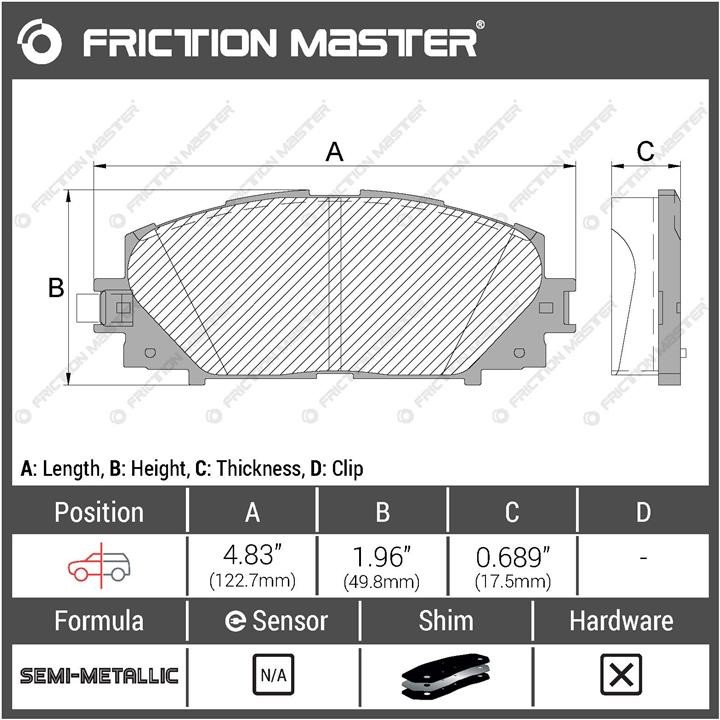 Kup Friction Master MKD1184 w niskiej cenie w Polsce!