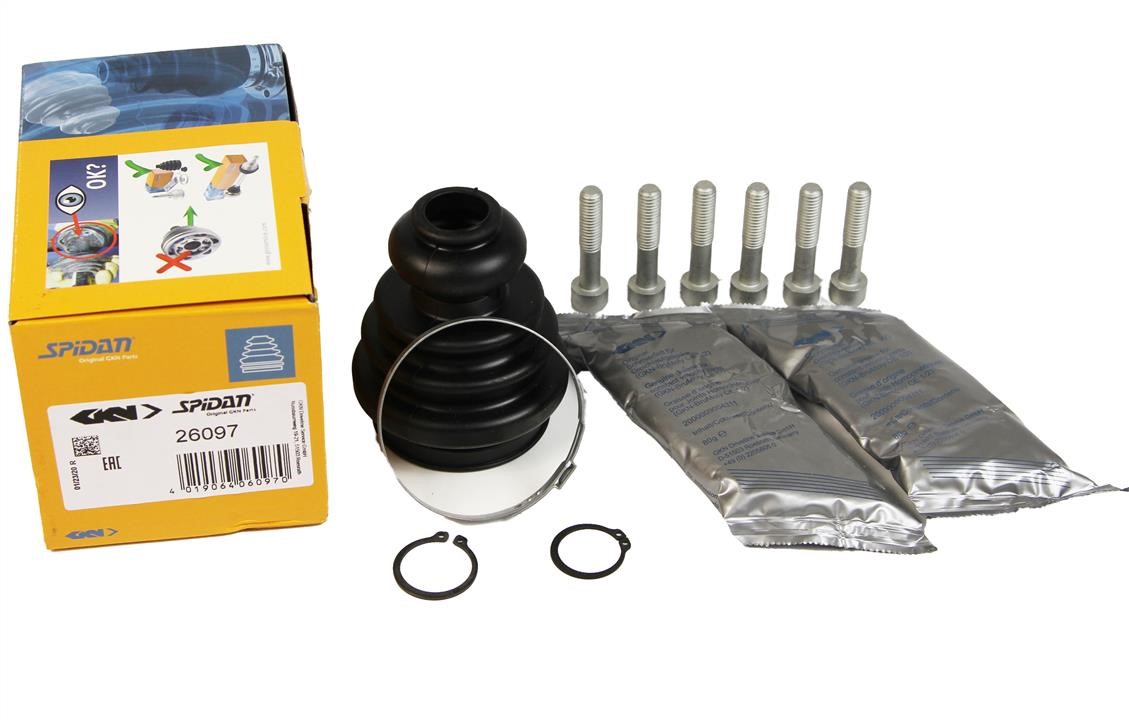 CV joint boot inner GKN-Spidan 26097