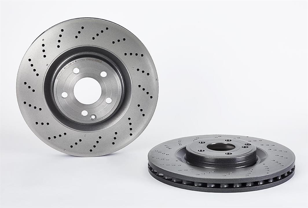 09B85551 Brembo Innenbelüftete Bremsscheibe perforiert
