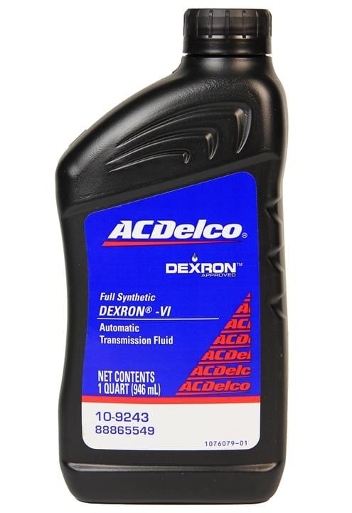 AC Delco 10-9243 Transmission oil AC Delco Dexron VI Full Synthetic Automatic Transmission Fluid, 0.946 L 109243: Buy near me in Poland at 2407.PL - Good price!
