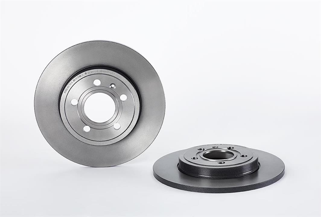 Brembo 08.A332.11 Rear brake disc, non-ventilated 08A33211: Buy near me at 2407.PL in Poland at an Affordable price!