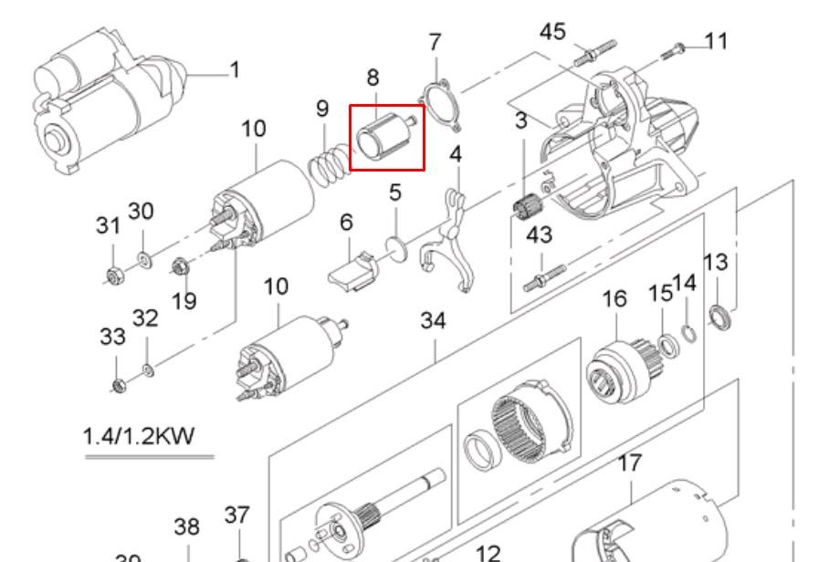 General Motors 93742273 Trzpień elektromagnesu rozrusznika 93742273: Dobra cena w Polsce na 2407.PL - Kup Teraz!