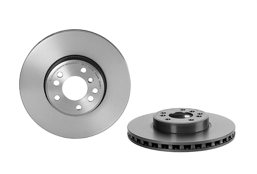 Brembo 09.C896.11 Ventilated disc brake, 1 pcs. 09C89611: Buy near me in Poland at 2407.PL - Good price!