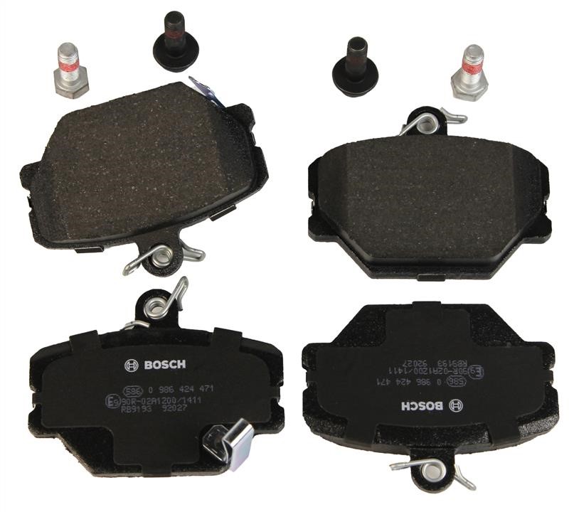 Bosch 0 986 424 471 Brake Pad Set, disc brake 0986424471: Buy near me in Poland at 2407.PL - Good price!