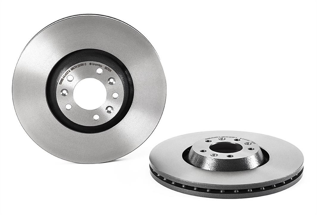 Brembo 09.8670.11 Tarcza hamulcowa wentylowana, 1 szt. 09867011: Dobra cena w Polsce na 2407.PL - Kup Teraz!