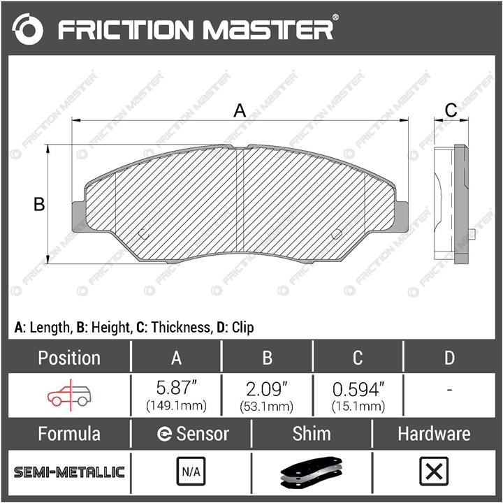 Купити Friction Master MKD774 за низькою ціною в Польщі!