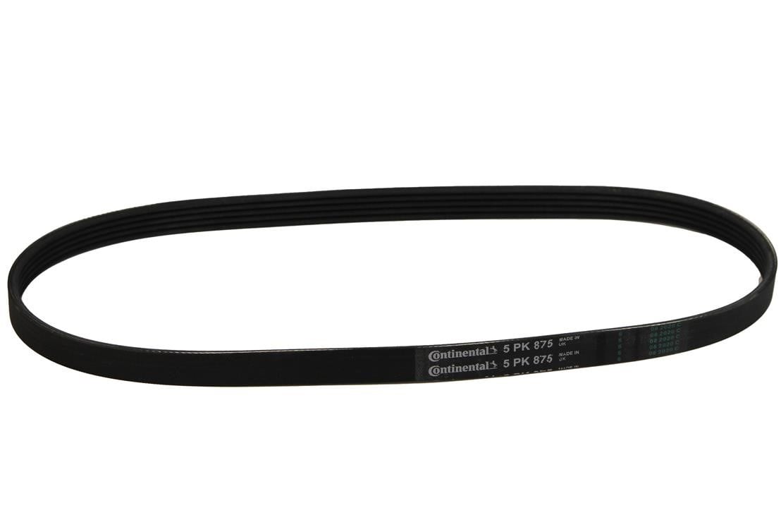 Riemen für Lichtmaschine Renault 11: 5PK875 Contitech Keilrippenriemen 5PK875