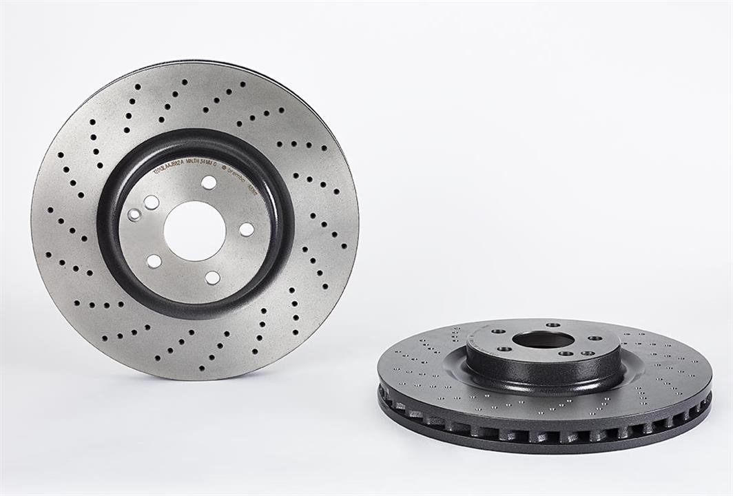 Brembo 09.A819.11 Front brake disc ventilated 09A81911: Buy near me in Poland at 2407.PL - Good price!