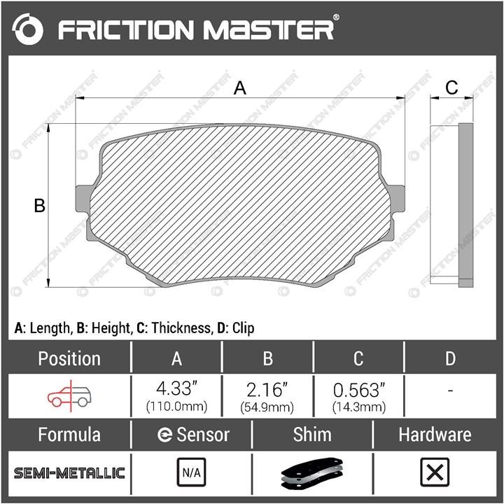 Купити Friction Master MKD680 за низькою ціною в Польщі!