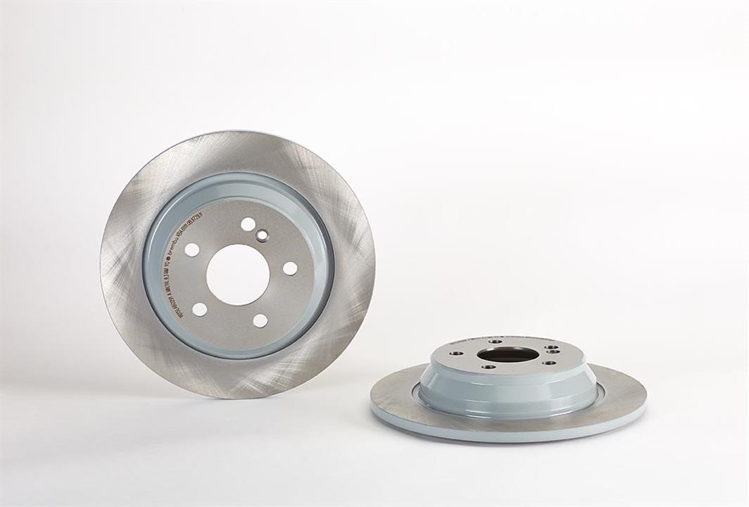Brembo 08.9729.11 Rear brake disc, non-ventilated 08972911: Buy near me in Poland at 2407.PL - Good price!