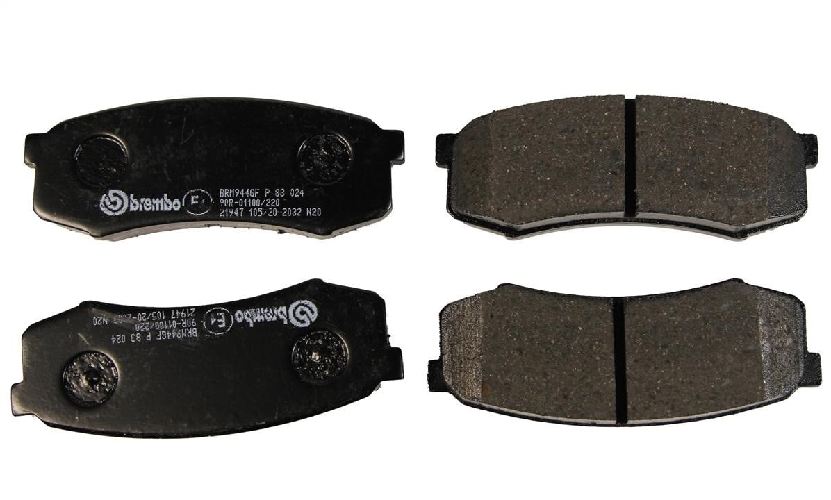 P83024 Brembo Klocki hamulcowe, zestaw