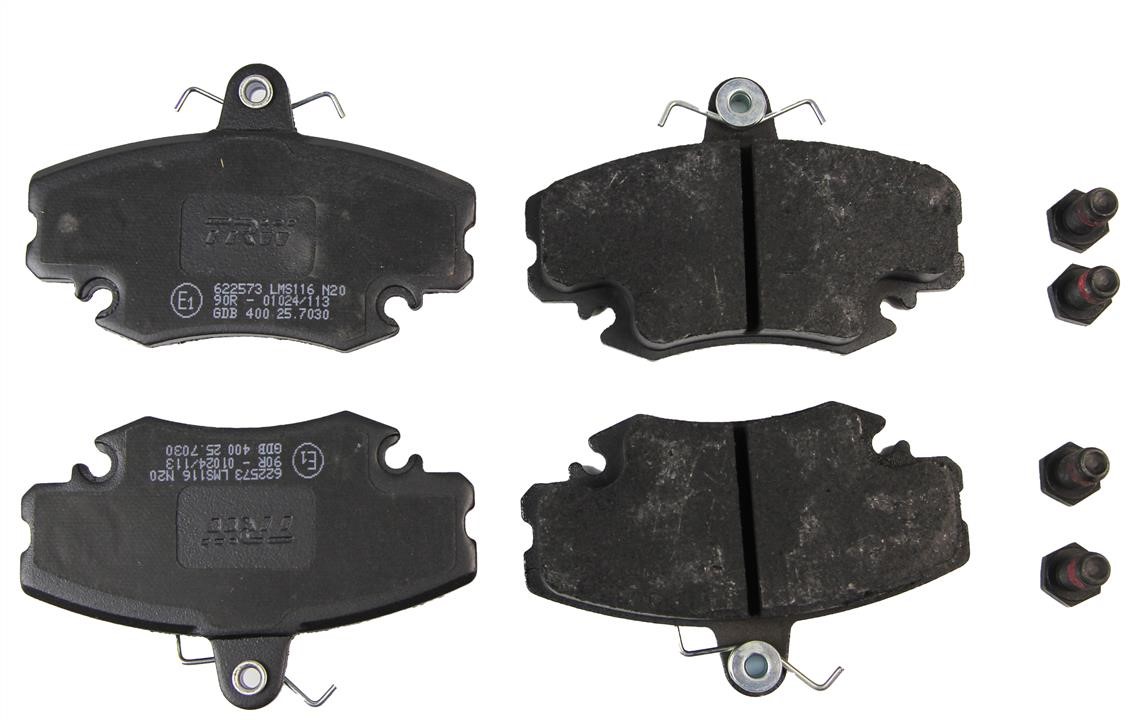 TRW GDB400 TRW COTEC front disc brake pads, set GDB400: Buy near me in Poland at 2407.PL - Good price!