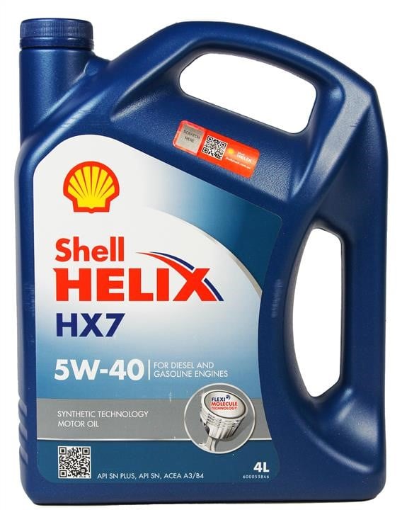 Shell HELIX HX 7 5W-40 4L Olej silnikowy Shell Helix HX7 5W-40 API SN/CF, ACEA A3/ B4, 4L HELIXHX75W404L: Dobra cena w Polsce na 2407.PL - Kup Teraz!