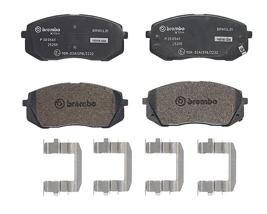 Brembo P 30 056X Тормозные колодки дисковые BREMBO XTRA, комплект P30056X: Отличная цена - Купить в Польше на 2407.PL!