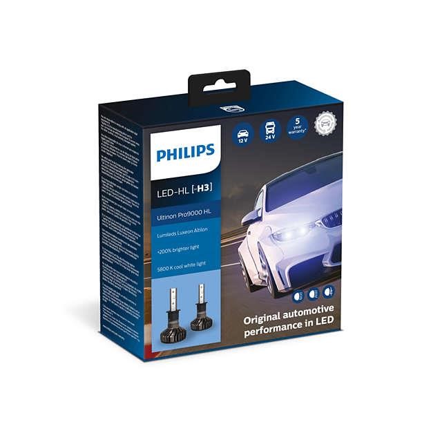 Philips 11336U90CWX2 Лампи світлодіодні комплект Philips Ultinon Pro9000 + 250% H3 13,2V 18W 5800K (2 шт.) 11336U90CWX2: Приваблива ціна - Купити у Польщі на 2407.PL!