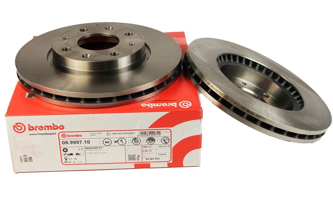 Brembo Vented brake disc, 1 pc – price 180 PLN