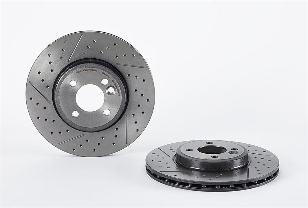Brembo 09.A047.11 Front brake disc ventilated 09A04711: Buy near me in Poland at 2407.PL - Good price!