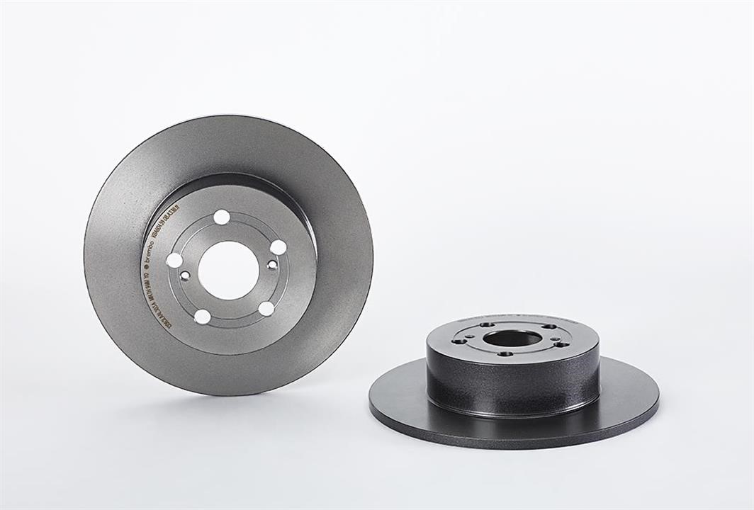 Brembo 08.A336.11 Tarcza hamulcowa tylna, niewentylowana 08A33611: Dobra cena w Polsce na 2407.PL - Kup Teraz!