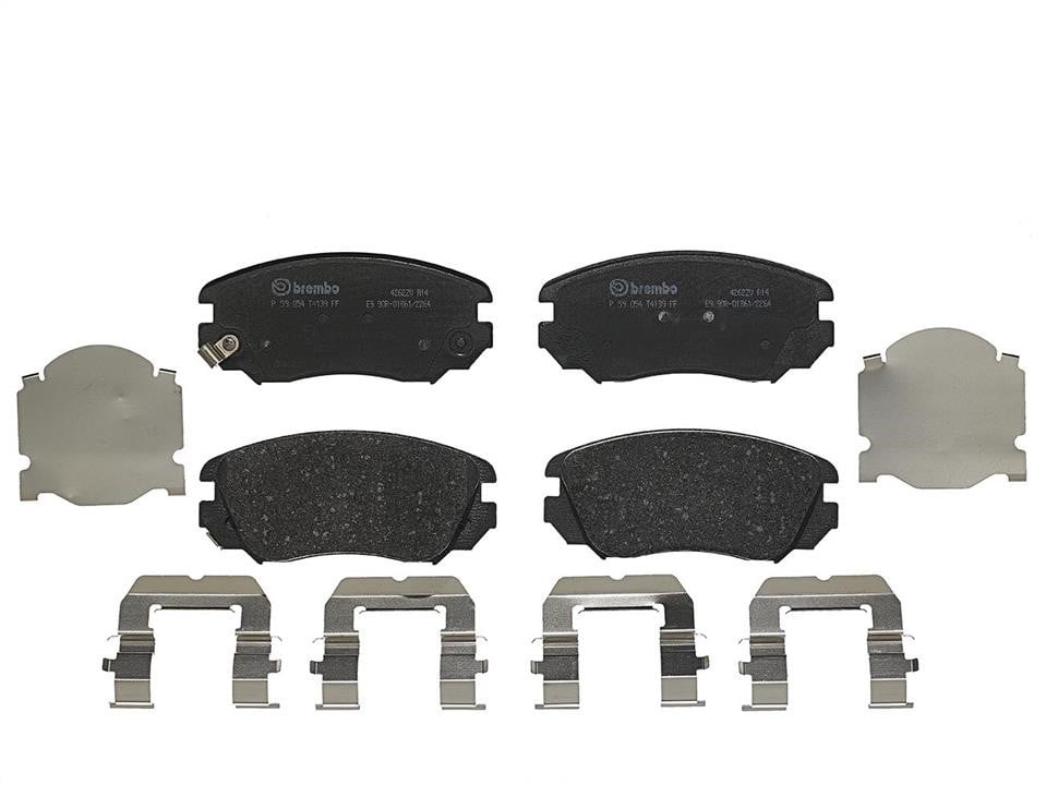 P59054 Brembo Klocki hamulcowe, zestaw