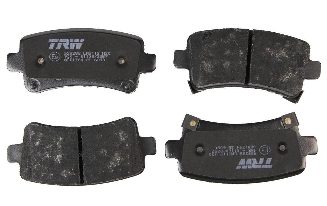 GDB1784 TRW TRW COTEC brake pad set