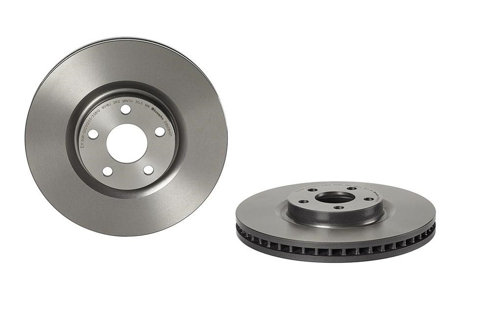 Brembo 09.N284.21 Ventilated disc brake, 1 pcs. 09N28421: Buy near me in Poland at 2407.PL - Good price!