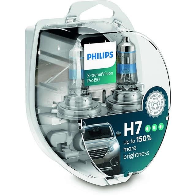Żarówka halogenowa Philips X-Tremevision +150% 12V H7 55W +150% Philips 12972XVPS2