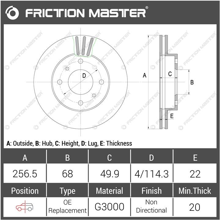 Kup Friction Master R0857 w niskiej cenie w Polsce!
