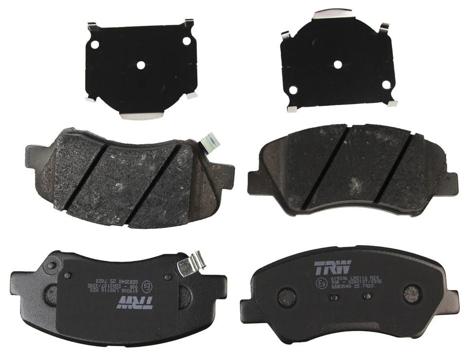 TRW GDB3548 TRW COTEC disc brake pads, set GDB3548: Buy near me in Poland at 2407.PL - Good price!