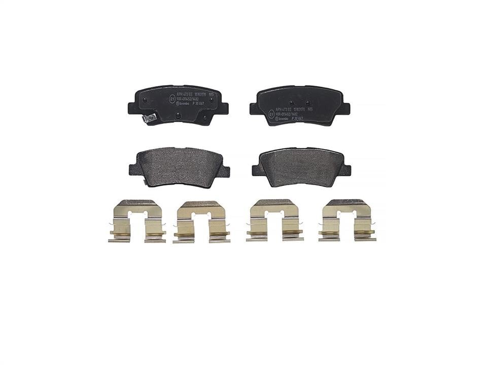 Brembo P 30 067 Rear disc brake pads, set P30067: Buy near me at 2407.PL in Poland at an Affordable price!