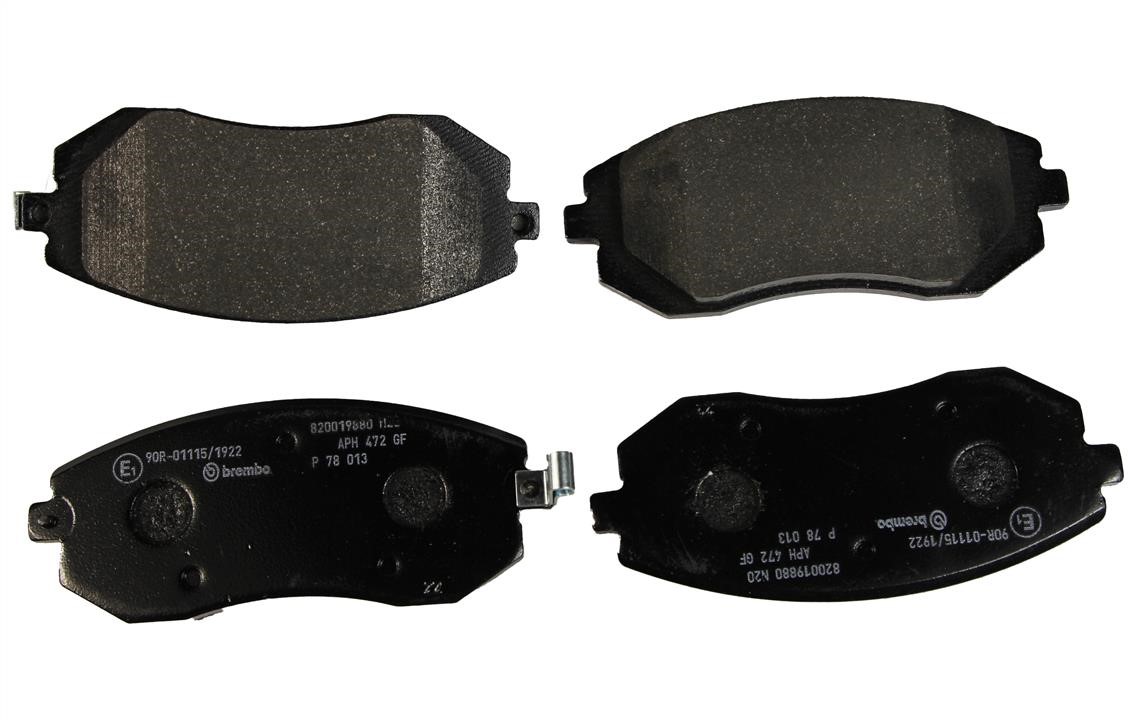 P78013 Brembo Front disc brake pads, set